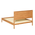 Cama Casal Oiti Madeira Maciça Pinus CabeCasa MadeiraOriginals Marrom