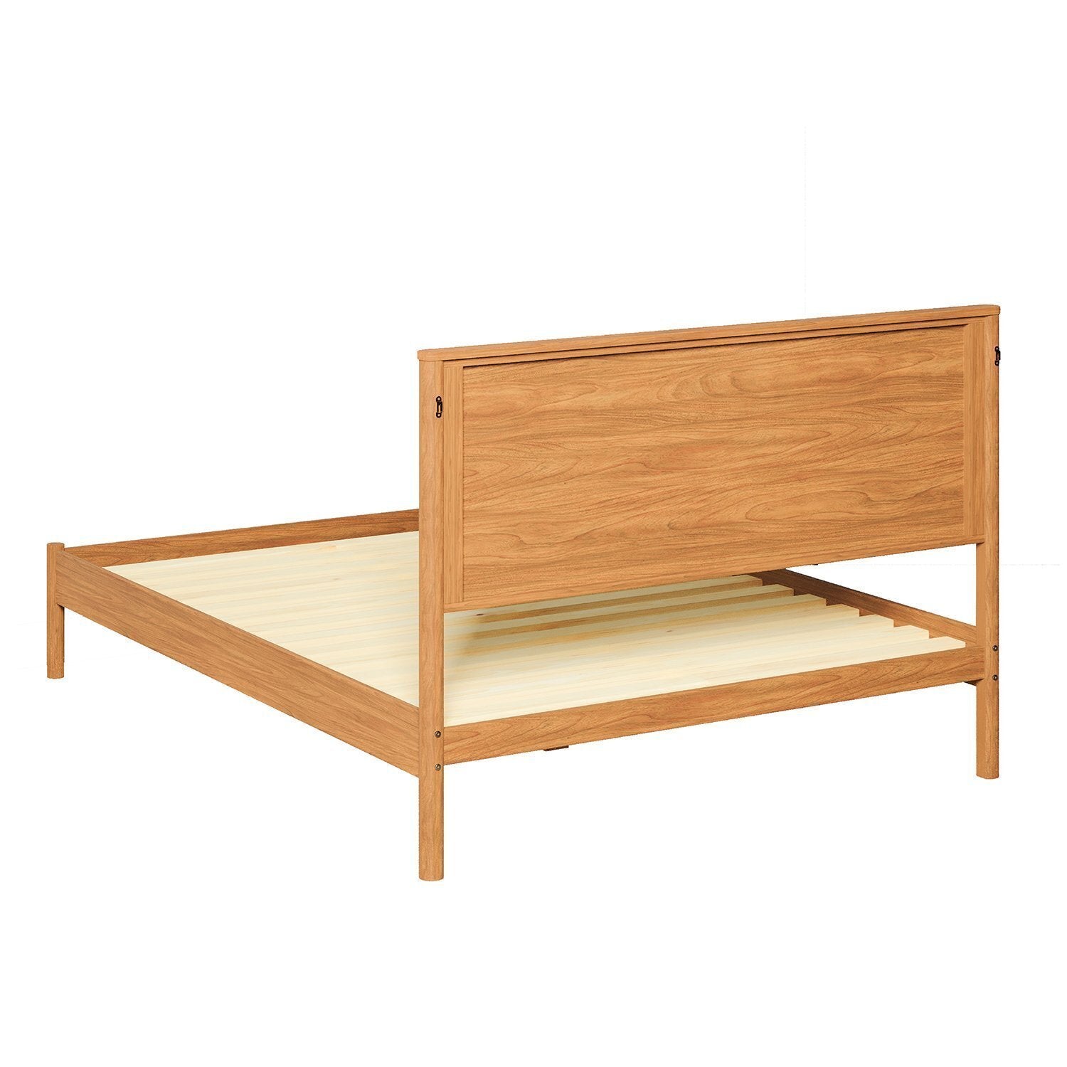 Cama Casal Oiti Madeira Maciça Pinus CabeCasa MadeiraOriginals Marrom