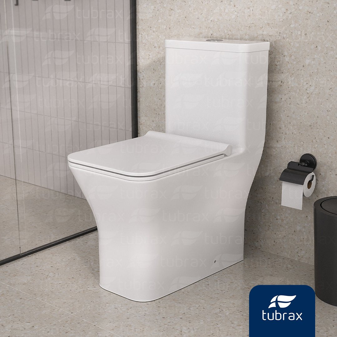 Vaso Sanitário Monobloco Cerâmica Flumen Tubrax Branco VAB0034