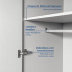 Guarda-Roupa Modular 2 Peças 4 Portas e Gaveteiro Jade CabeCasa MadeiraOriginals