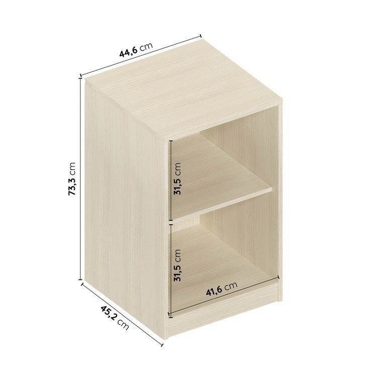 Quarto Infantil Completo Cama Elevada com Cômoda Escrivaninha Armário Artsy e Guarda-Roupa 4 Portas Curió Casatema MadeiraOriginals Natural
