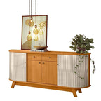 Conjunto Sala de Estar Buffet Mônaco e Cristaleira Moss Madetec