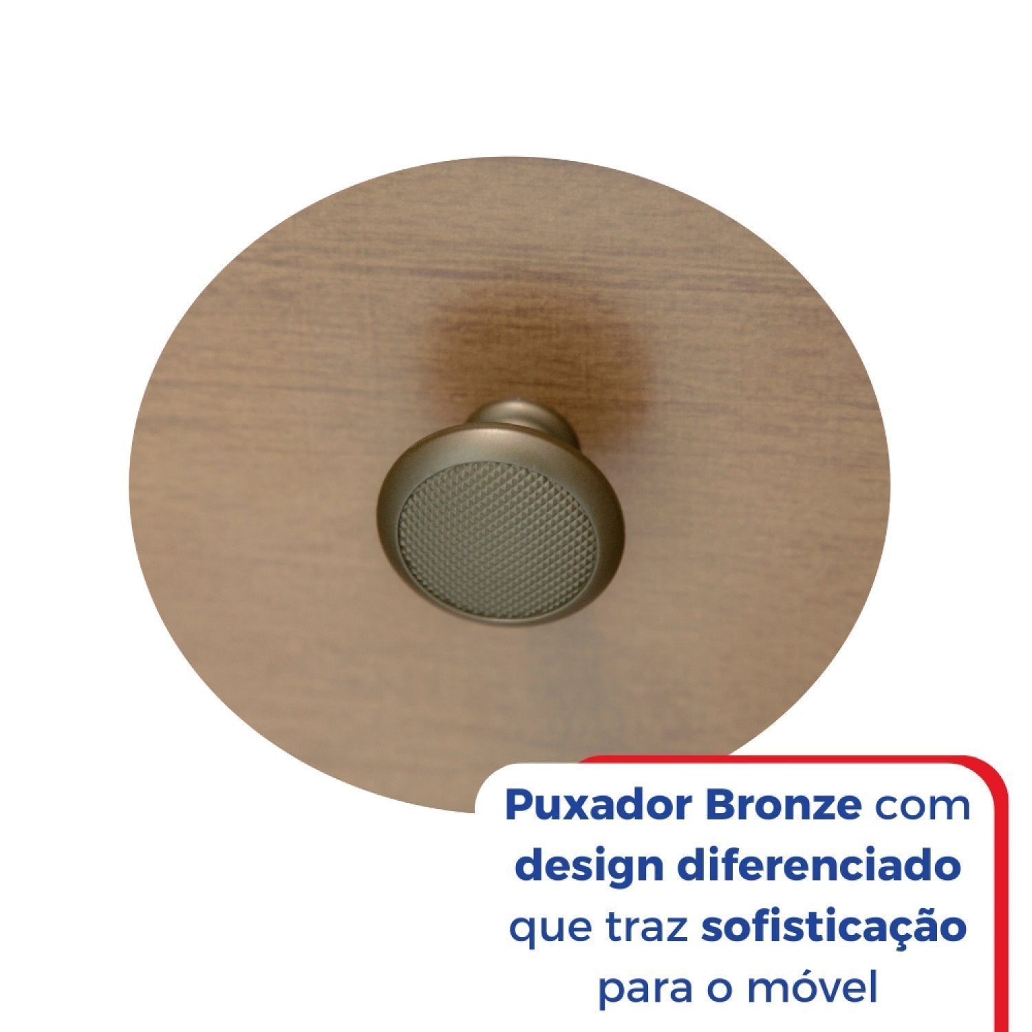 Guarda-Roupa Casal 8 Portas 8 Gavetas Império D Doro 100% MDF Cinamomo/Off White