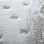 Colchão Solteiro Mola Ensacada Extra Firm Luna CabeCasa MadeiraMadeira Cinza Branco 88x188x31cm