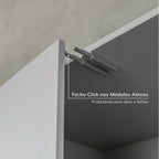 Guarda-Roupa Modulado de Canto 10 Peças 18 Portas Jade CabeCasa MadeiraMadeira