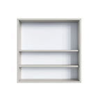 Armário Espelheira para Banheiro Bari Art in Móveis 60cm 2 Portas 1 Nicho Bege/Arenas