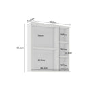 Espelheira para Banheiro 1 Porta Bia Móveis Bosi 60cm Branco
