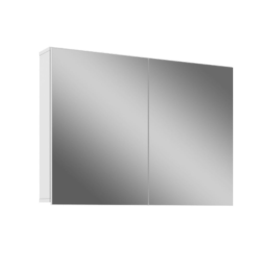 Espelheira para Banheiro Móveis Bosi Malbec 2 Portas 100cm Branco