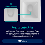 Vaso Sanitário Monobloco Cerâmica Diamante Tubrax Branco VAB0005