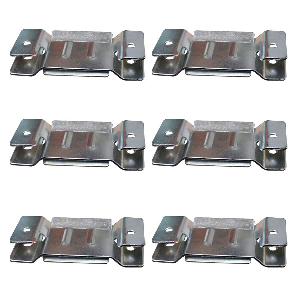 Conector de Encaixe para Móveis Zincado Aço Carbono 6 Pares Gran Belo G59