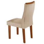 Conjunto Sala de Jantar Mesa Redonda Tampo MDF com 4 Cadeiras Barcelona Yescasa