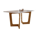 Conjunto Sala de Jantar Mesa Redonda Tampo Vidro e MDF com 6 Cadeiras Luísa Smart Plus Cel Móveis