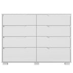 Cômoda para Quarto 8 Gavetas 147cm Georgia Moval Branco