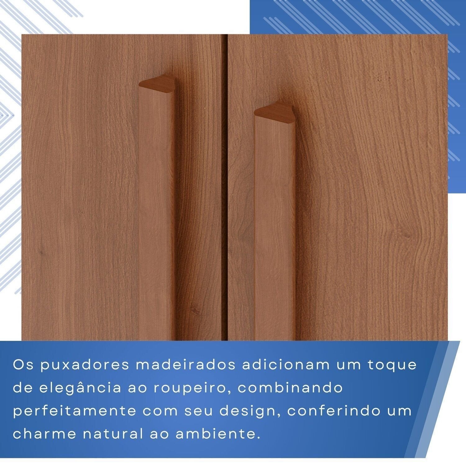 Cômoda para Quarto 2 Portas 8 Gavetas Esmeralda Espresso Móveis Marrom/Cinamomo