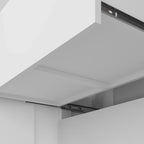 Guarda-Roupa Casal 4 Portas 2 Gavetas Logan Yescasa 100% MDF Branco/Olmo Italiano
