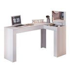 Escrivaninha Mesa Escritório Penteadeira em L Porta Objetos Jade 135,5cm Belaflex