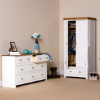 Cômoda Capri 8 Gavetas Madeira Maciça e MDF Pense Dentro da Caixa Branco