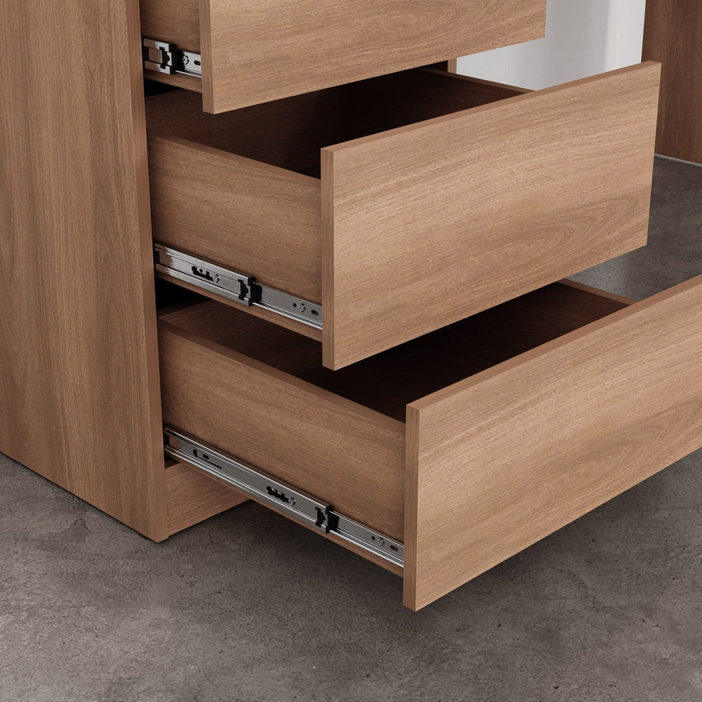 Escrivaninha Mesa Escritório Hera 3 Gavetas 163cm CabeCasa MadeiraOriginals