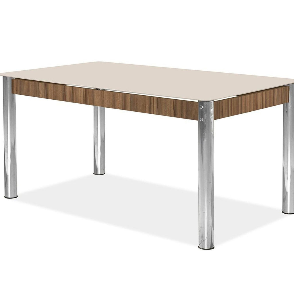 Conjunto Sala de Jantar Mesa Retangular com 6 Cadeiras Natani Yescasa
