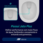 Vaso Sanitário Monobloco Cerâmica Navies Tubrax Branco VAB0004