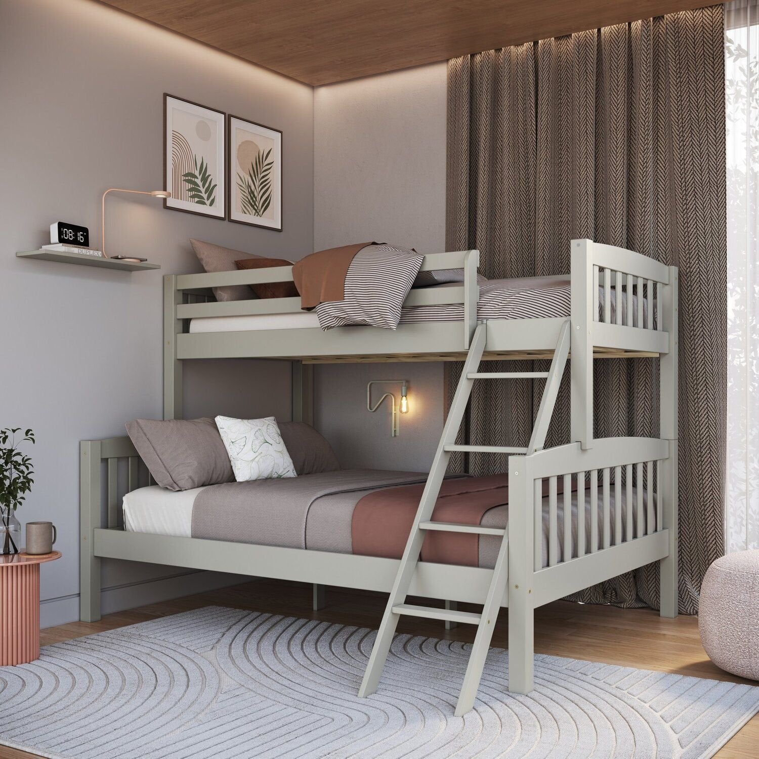 Beliche Casal e Solteiro Madeira Maciça Twink B&B Verde Frost