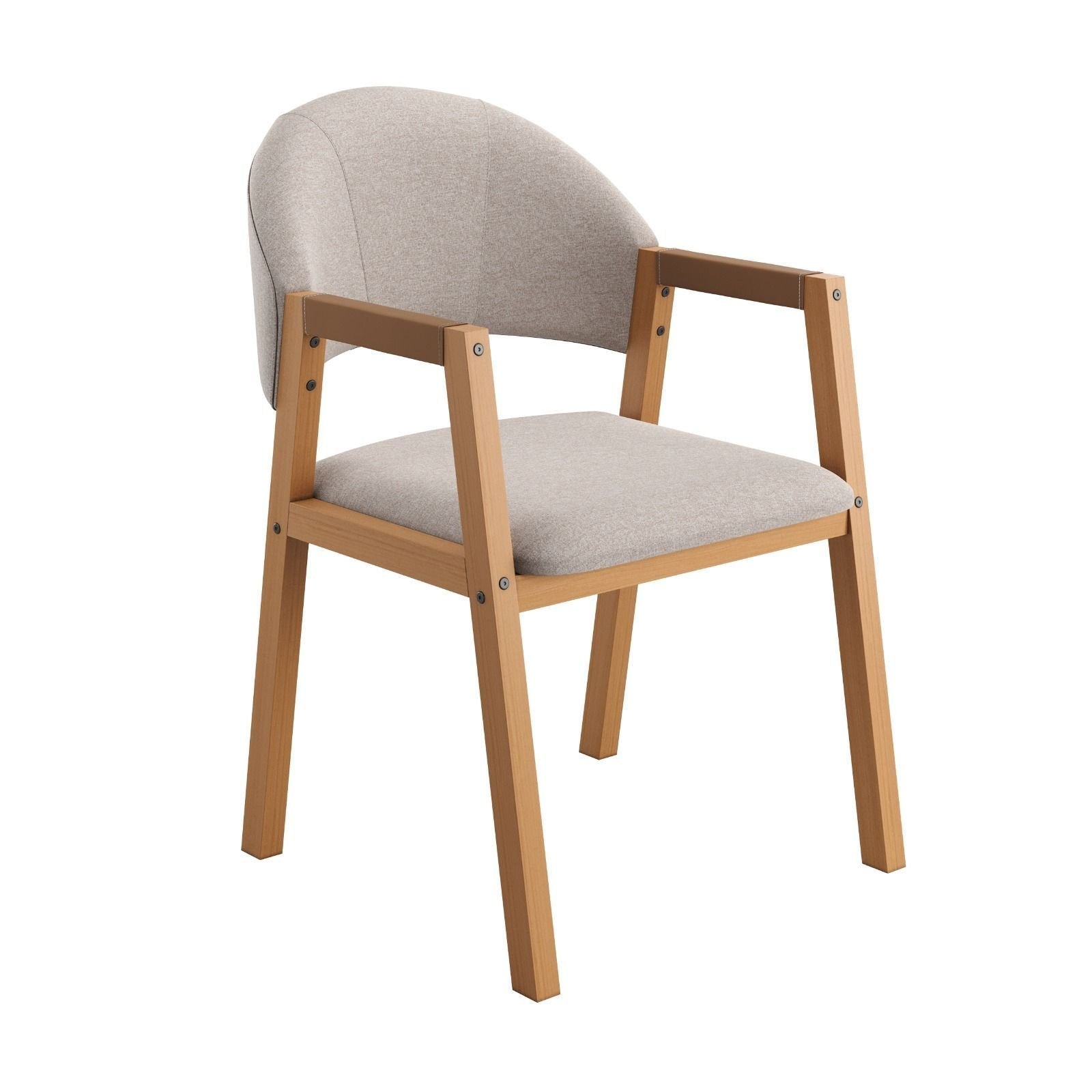 Conjunto Mesa de Jantar Savana e 8 Cadeiras Arezzo Madeira Laminado Natural Área Gourmet