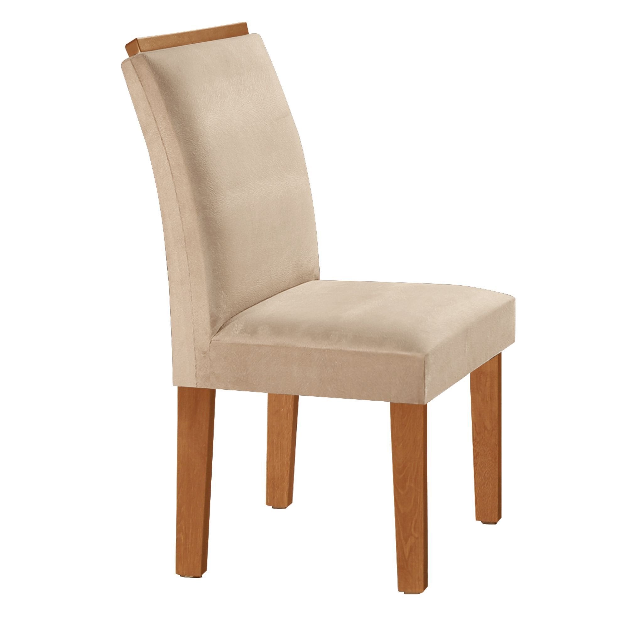 Conjunto Sala de Jantar Mesa Tampo Dakota Plus 160x80cm com 6 Cadeiras Luisa Yescasa