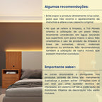 Cabeceira Box Casal Ripado com LED Yescasa