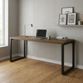 Escrivaninha Mesa Escritório Industrial Office 190cm Carvalho/Munique Kappesberg
