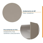 Armário Aéreo 3 Portas 120cm Puxador 150cm Ipanema CabeCasa MadeiraOriginals