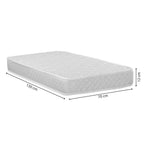 Colchão Berço Espuma D18 Nuvem Casatema Impermeável Branco 70x130x12cm