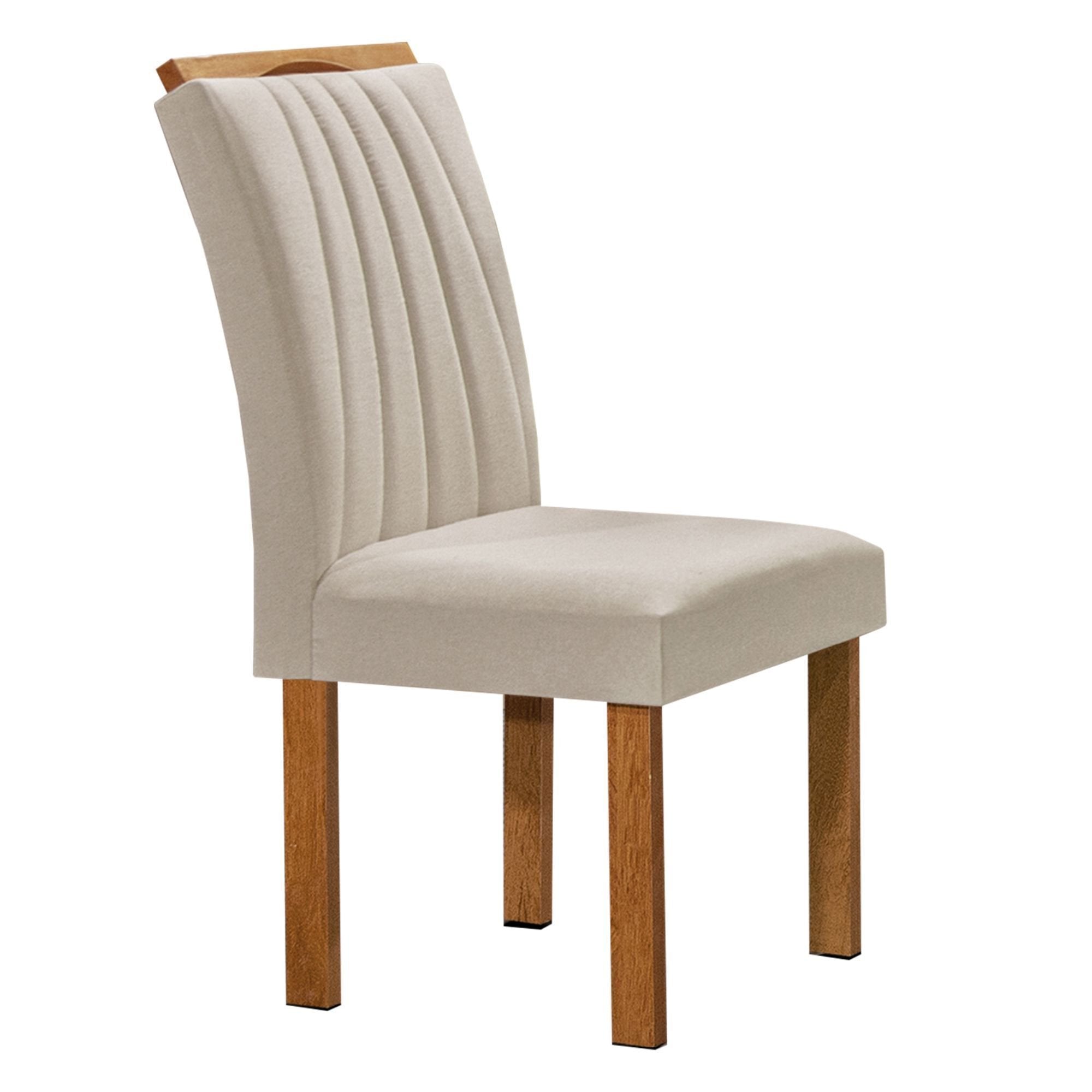 Conjunto Sala de Jantar Mesa Tampo Redondo Vidro Kansas 100cm com 4 Cadeiras Arizona Cel Móveis