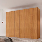 Guarda-Roupa Casal 6 Portas 6 Gavetas Vision Rufato 100% MDF Marrom/Marromle/Off White