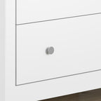 Cômoda para Quarto 6 Gavetas 149,8cm x 72,8cm Branco Ditália Móveis