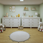 Kit 2 Cômodas 6 Gavetas Quarto Infantil Maggiore New Branco Móveis Lopas