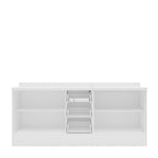 Cozinha Compacta Pérola Yescasa 2 Peças Balcão 2 Gavetas 3 Portas Branco 200x93,7x52cm
