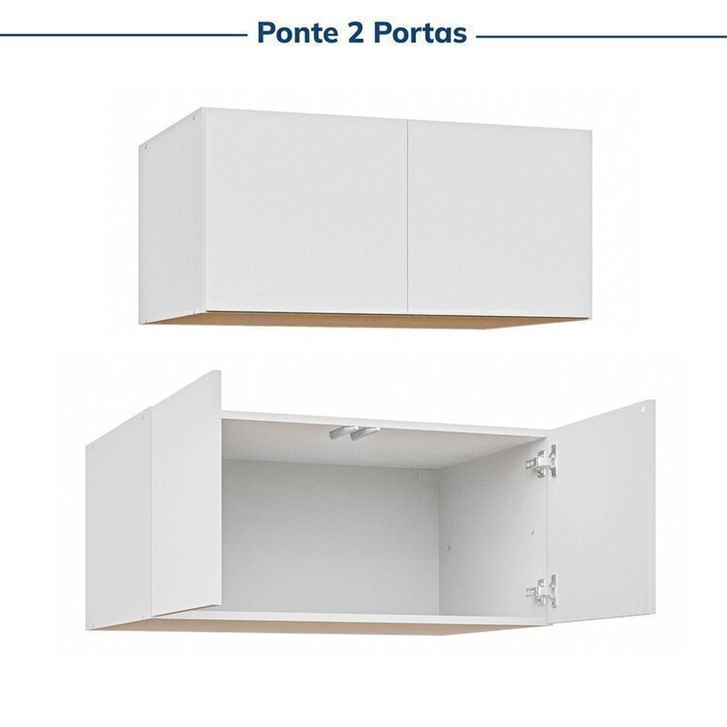 Guarda-Roupa Modular 2 Peças 4 Portas e Gaveteiro Jade CabeCasa MadeiraOriginals