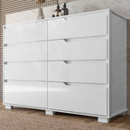 Cômoda para Quarto 8 Gavetas 147cm Georgia Moval Branco