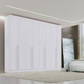 Guarda-Roupa Casal 8 Portas Império D Doro 100% MDF Cinamomo/Off White