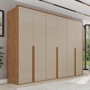 Guarda-Roupa Casal 6 Portas 6 Gavetas 100% MDF Lizz Casa D