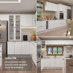 Porta-Geladeira 83 Cm 1 Porta Basculante Branco Vik Madesa G2708109VK