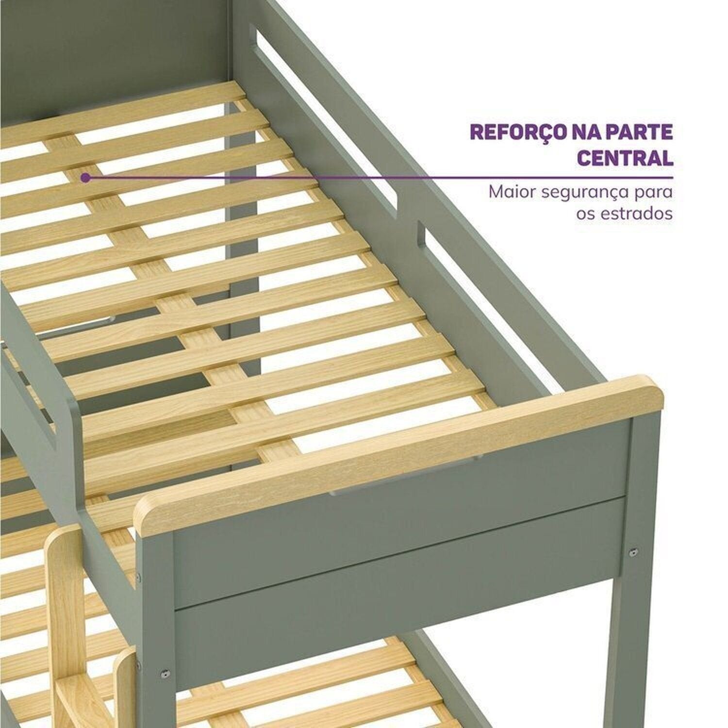 Conjunto Quarto Completo Treliche com LED, Escrivaninha e Estante Petit Casatema MadeiraOriginals