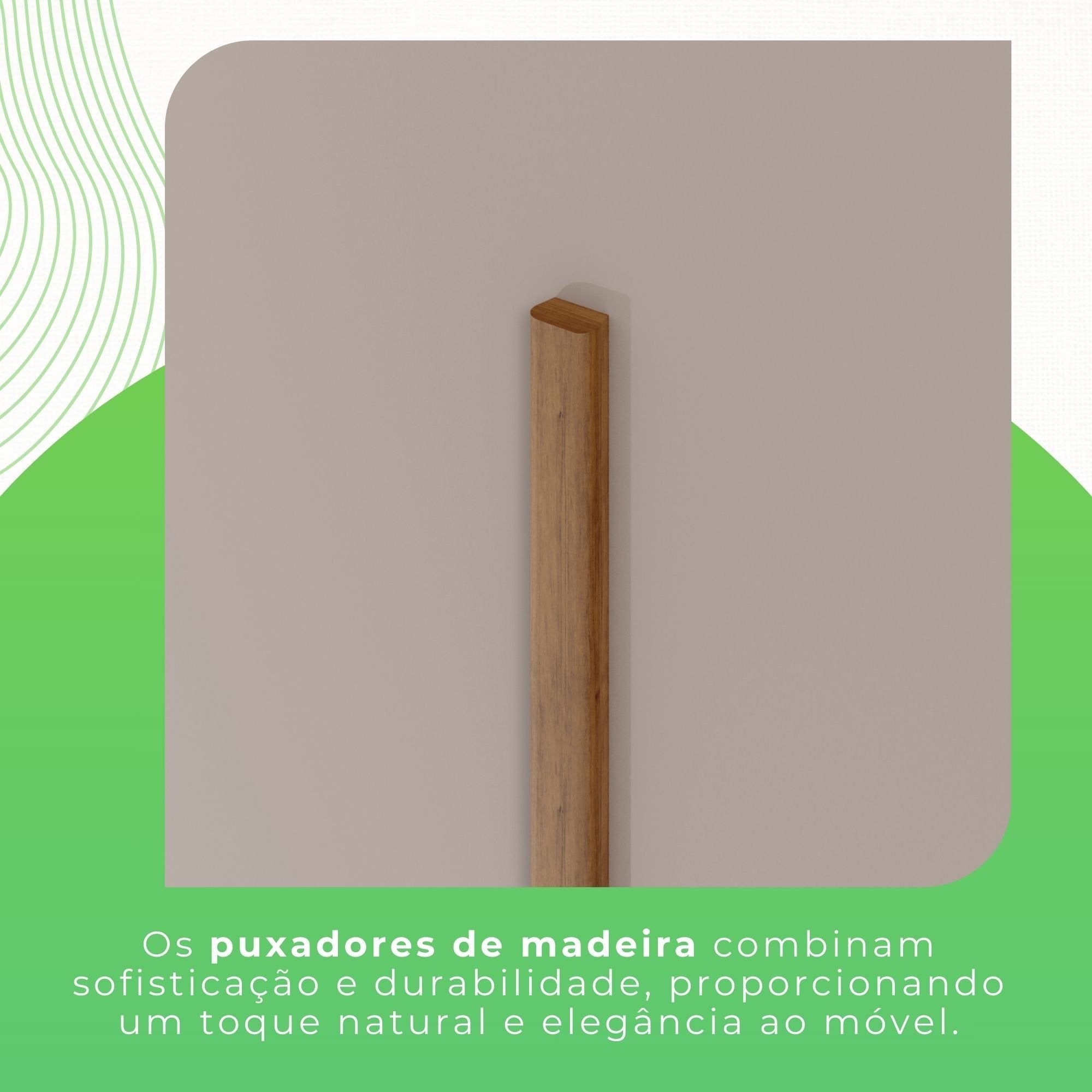 Guarda-Roupa Casal 3 Portas com Espelho 4 Gavetas Costa Rica Cinamomo Off-White Sallêto Móveis