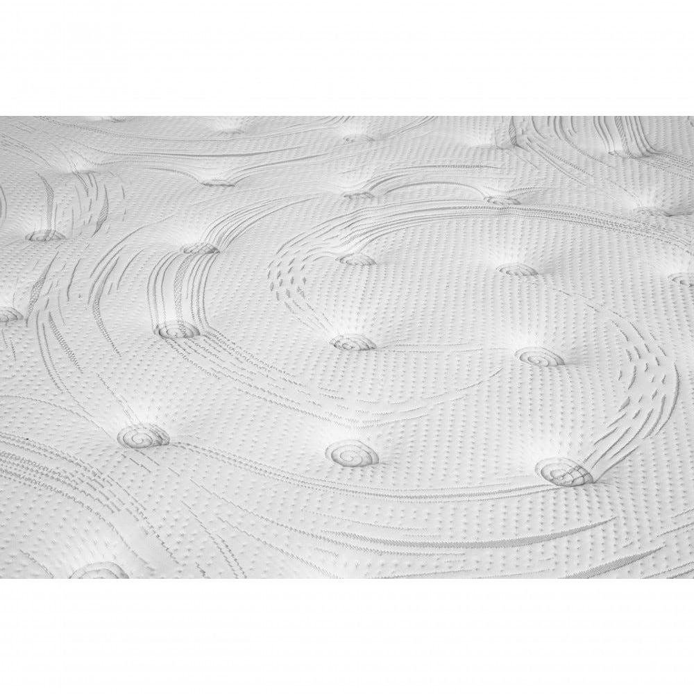 Colchão King Castor Eurotop Summer & Winter One Face Pocket Cinza Grafite 193x203x34cm