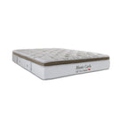 Colchão Casal Molas Ensacadas Monte Carlo Herval Branco Bege 138x188x33cm