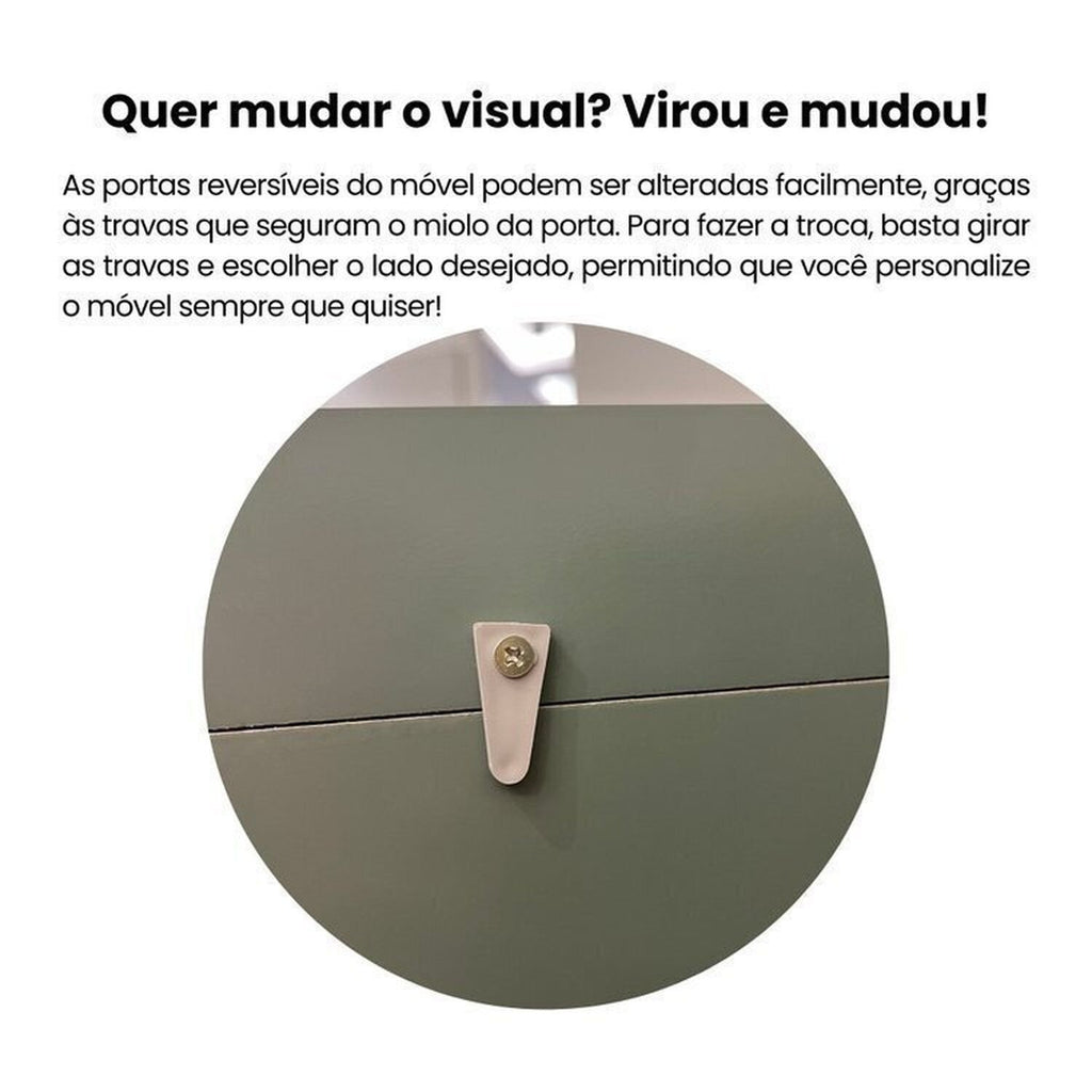 Conjunto Sala de Estar Completa 4 Peças Rack para TV Até 75 Polegadas Mesa Centro Lateral Aparador Carvalho Menta Espresso Móveis