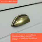 Cozinha Completa Modulada 5 Peças Emily Cinza/Nature Espresso Móveis