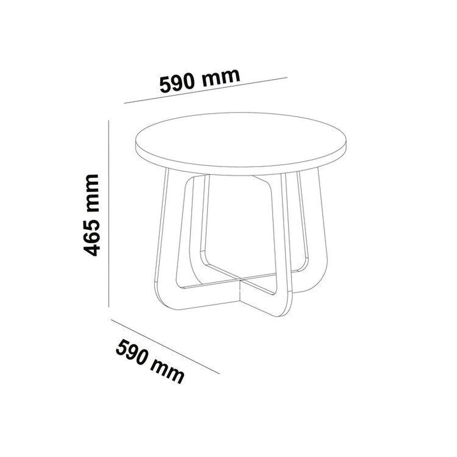 Kit 3 Peças Sala de Estar Charlotte Rack para TV Até 75 Polegadas Mesa de Centro e Apoio Espresso Móveis Carvalho/Menta