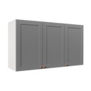 Armário Aéreo 3 Portas 120cm Arizona CabeCasa MadeiraOriginals Branco/Azul