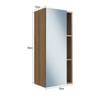 Conjunto para Banheiro Modulado Yescasa 156cm 5 Peças Cuba LED Bege/Mel/Arenas